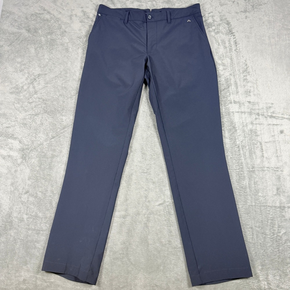J.Lindeberg Mens 31x32 Ellott Micro Stretch Golf Pants Navy Blue